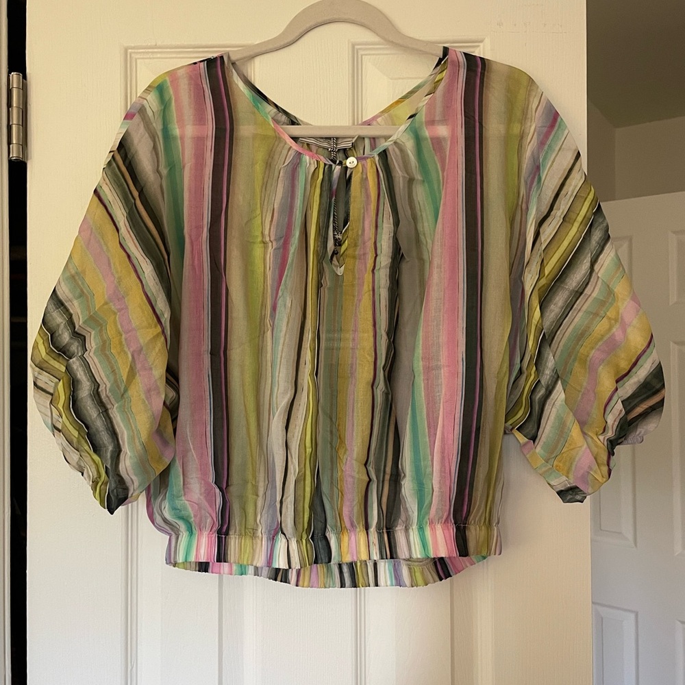 Devotion Twins Striped Multicolor Women's Top